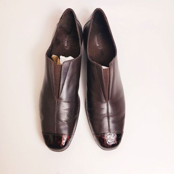 CLEARANCE The Walking Cradles Company Tic Toc Slipon Croc Toe Brown Shoe Size 11 - Picture 3 of 10